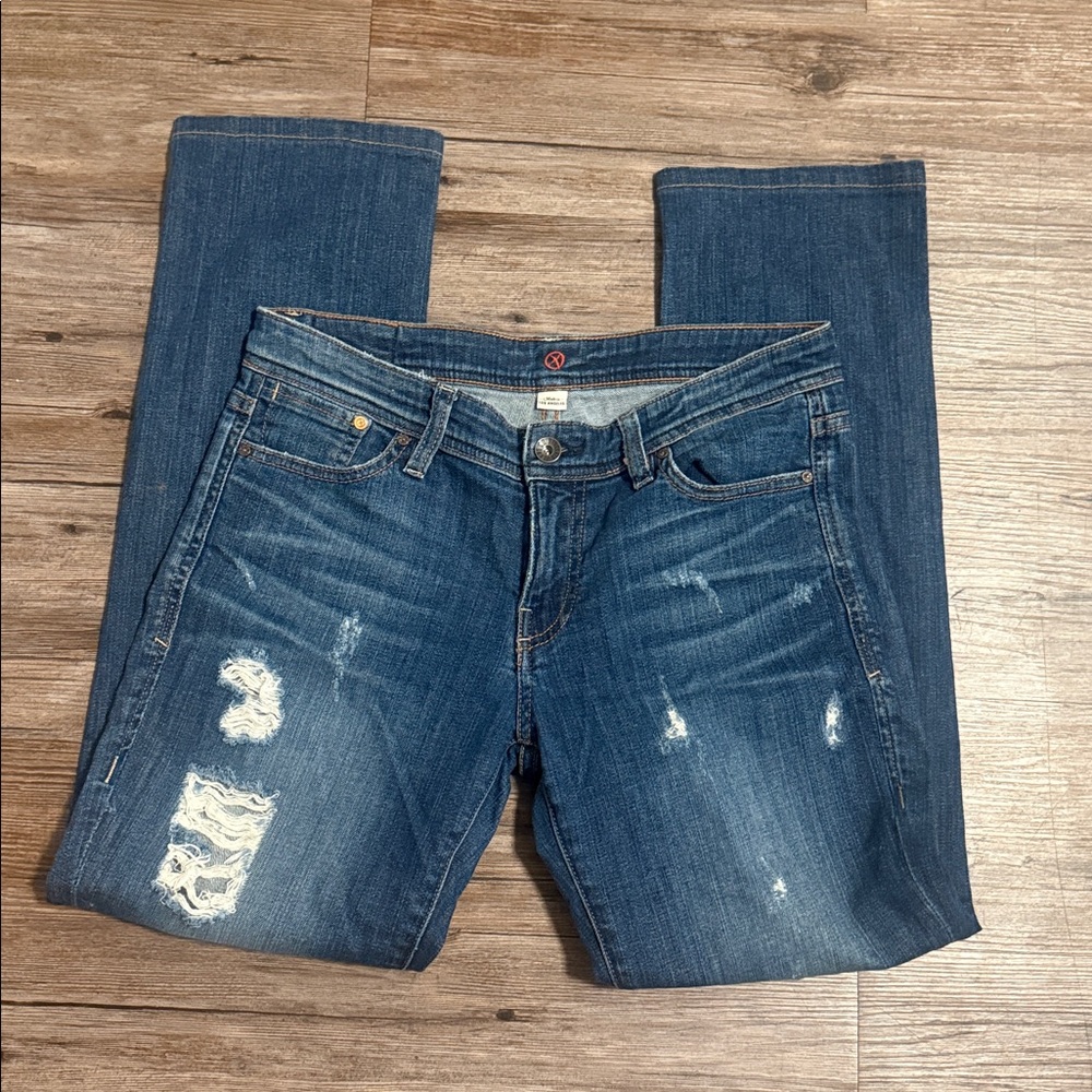 Sinclair Distressed Denim Jeans